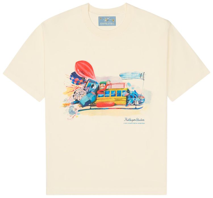 KidSuper Spaceship Tee Natural