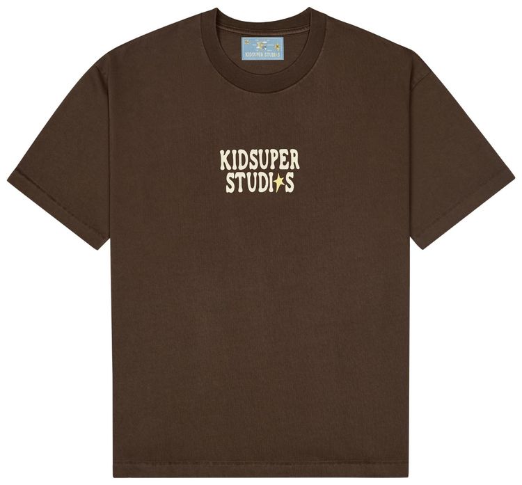 KidSuper The Boy Who Jumped The Moon Tee Mocha