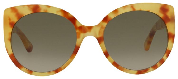 Gucci Cat Eye Sunglasses Gradient Brown