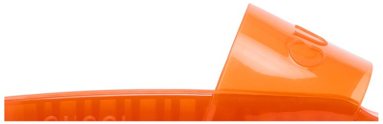 Gucci Slide Sandal Transparent Orange