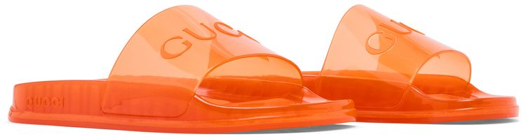 Gucci Slide Sandal Transparent Orange