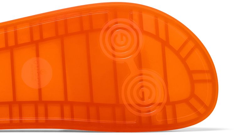 Gucci Slide Sandal Transparent Orange