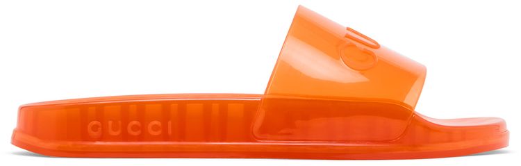 Gucci Slide Sandal Transparent Orange