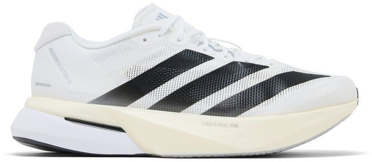 adidas Adizero Boston 13 White Black Dash Grey
