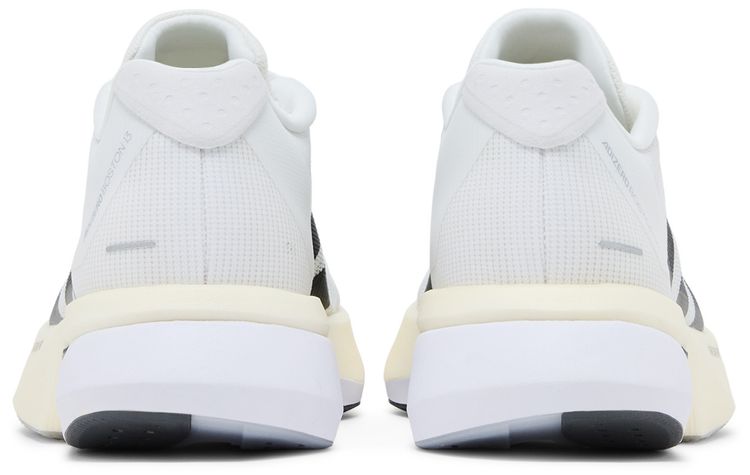 adidas Adizero Boston 13 White Black Dash Grey