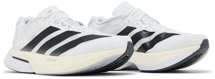 adidas Adizero Boston 13 White Black Dash Grey