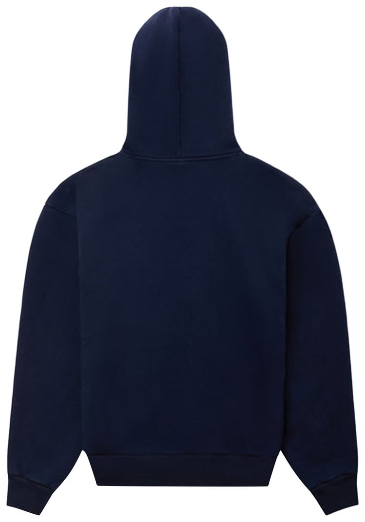 Willy Chavarria Stripe Gilroy Hoodie Peacoat