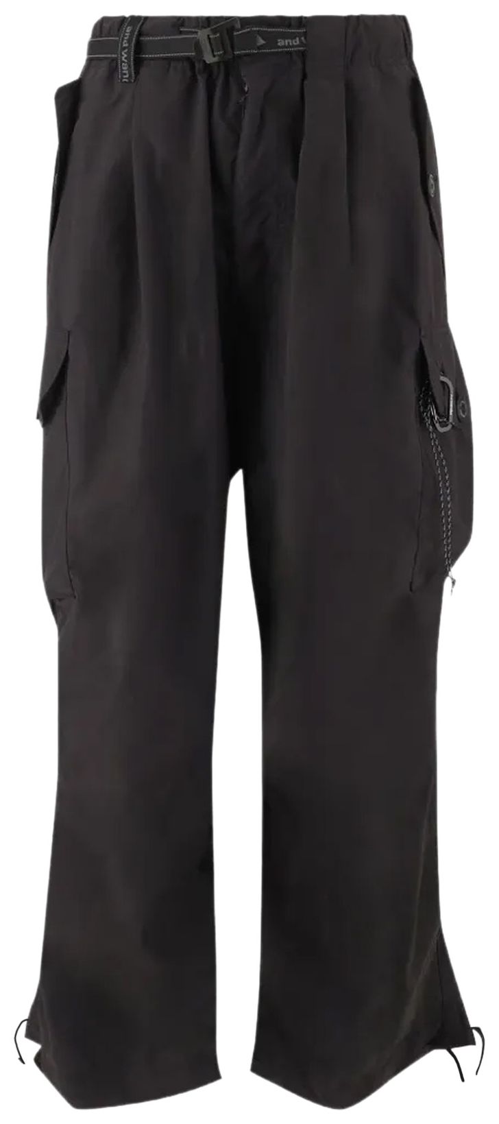 And Wander Oversized Cargo Pant Black