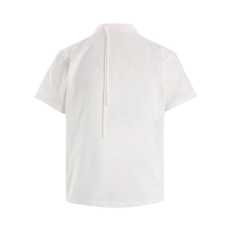 Ys Shaka Button Short Sleeve Tee Off White