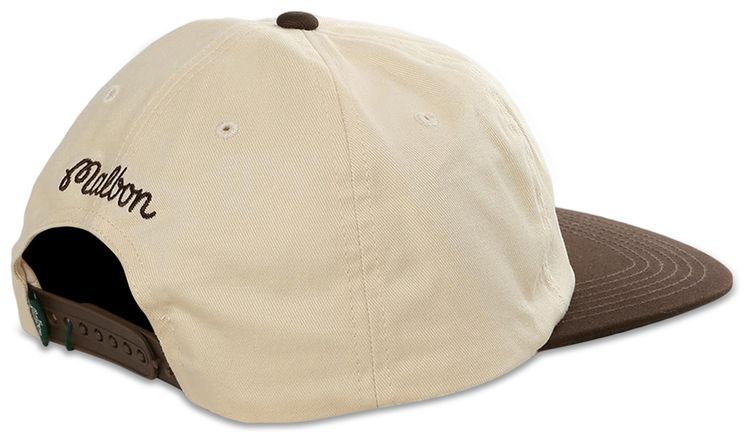 Malbon Palmera Snapback Hat CreamBrown