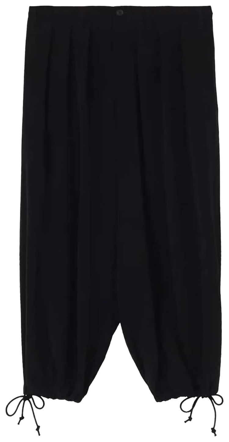 Yohji Yamamoto Pour Homme Slim Balloon Pants Black