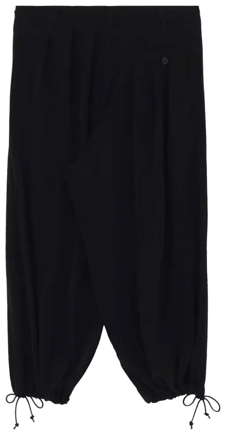 Yohji Yamamoto Pour Homme Slim Balloon Pants Black