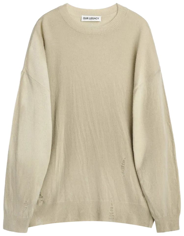 Our Legacy Slant Knit Moss Spray Dye Cherub Wool