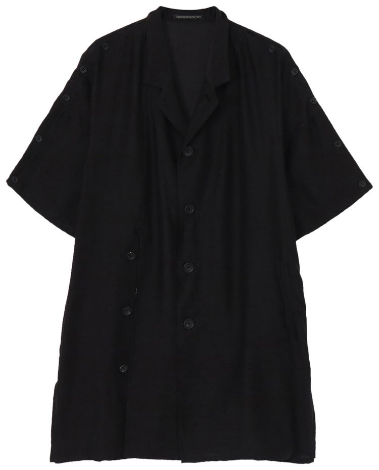 Yohji Yamamoto Pour Homme Printed Dolman Jacket Black