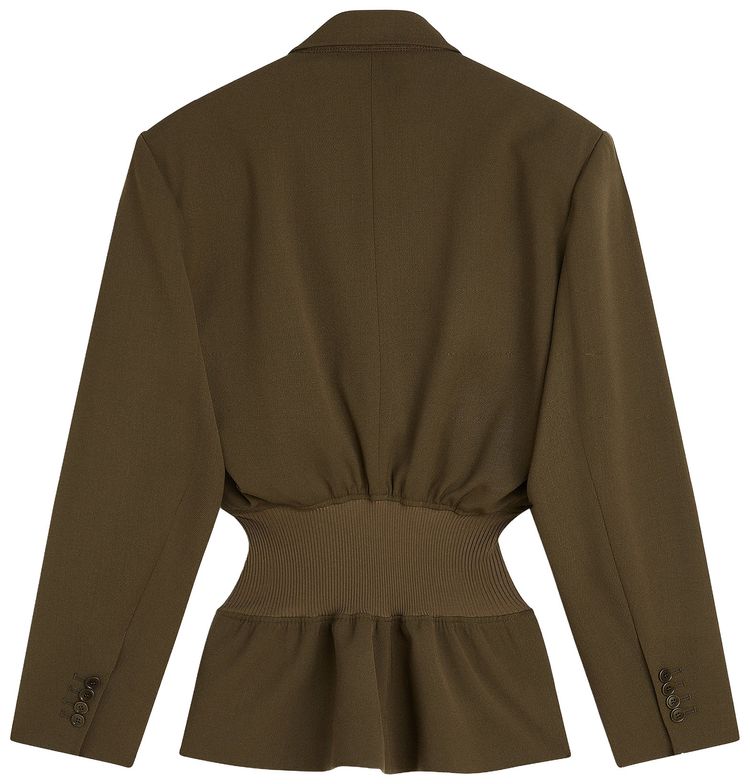 Phoebe Philo Kick Tailored Jacket Shroom