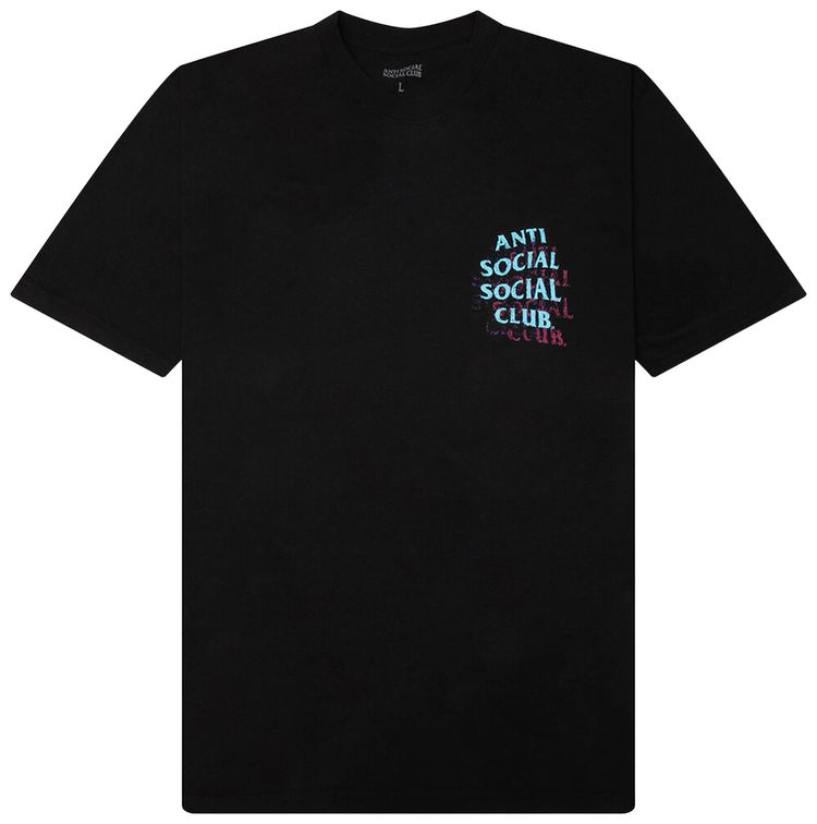 Anti Social Social Club Distressed T Shirt Black