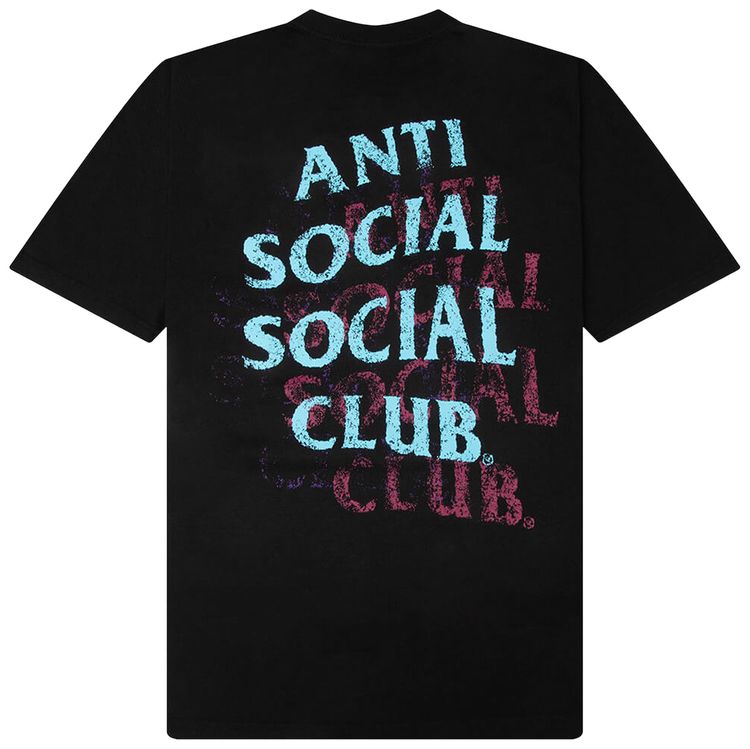 Anti Social Social Club Distressed T Shirt Black