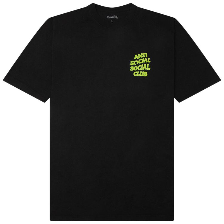 Anti Social Social Club I Glow In The Dark T Shirt Black