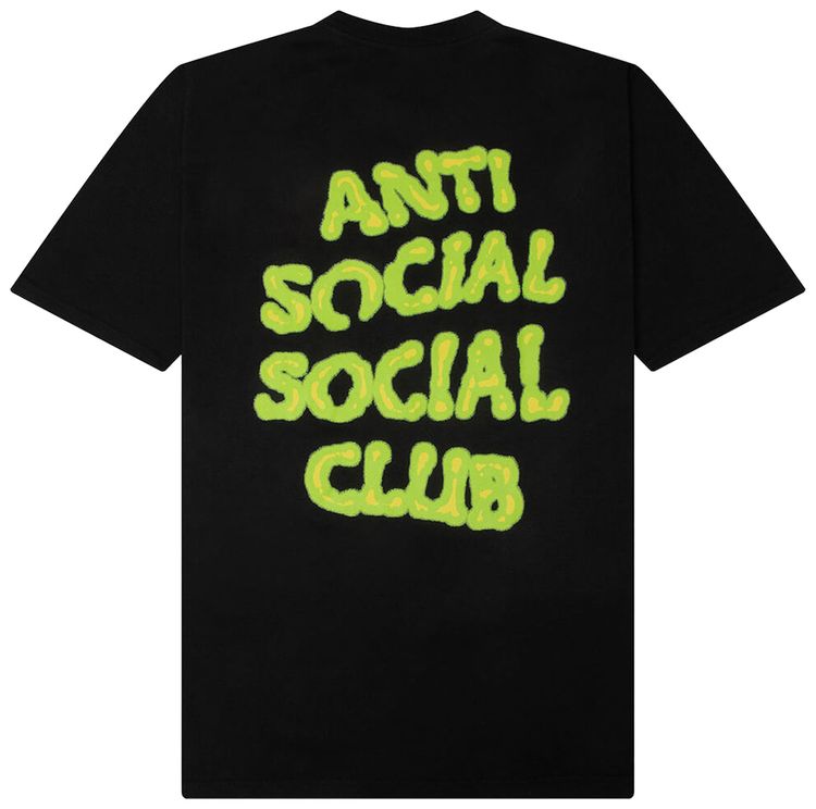 Anti Social Social Club I Glow In The Dark T Shirt Black
