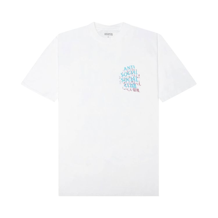 Anti Social Social Club Distressed T Shirt White