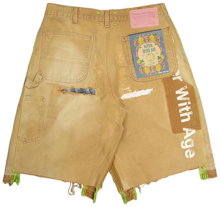 Better With Age Repair Double Wide Carpenter Shorts Assorted
