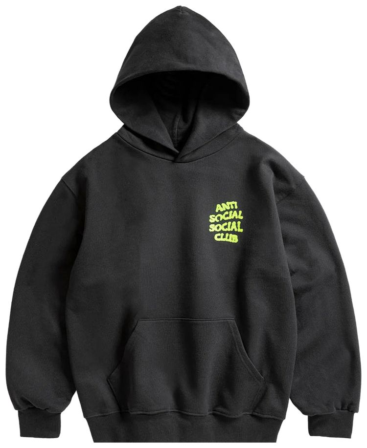 Anti Social Social Club I Glow In The Dark Hoodie Black