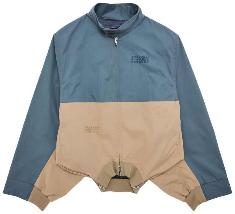MM6 Maison Margiela Sports Jacket Grey BlueBeige