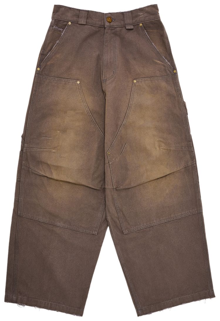 Willy Chavarria Stockton Double Knee Pant Concrete