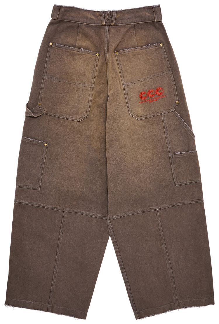 Willy Chavarria Stockton Double Knee Pant Concrete