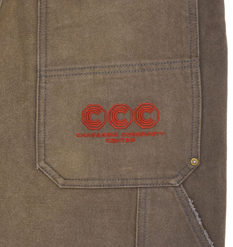 Willy Chavarria Stockton Double Knee Pant Concrete