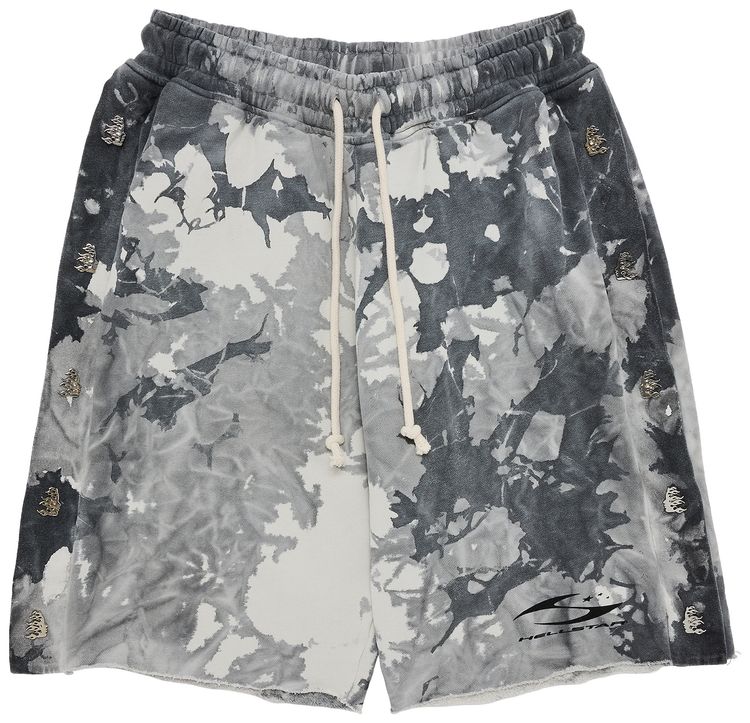 Hellstar Snap Shorts Grey