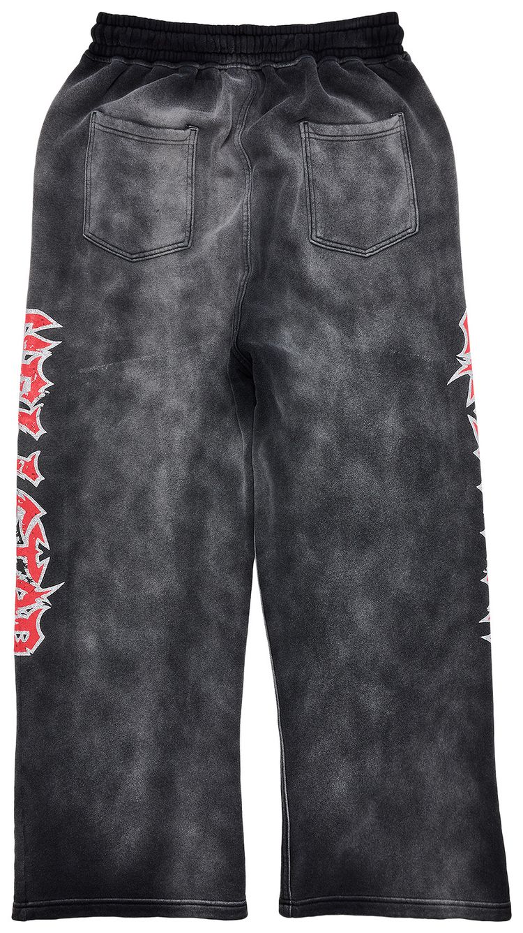 Hellstar Stars Shine Graffiti Sweatpants Black