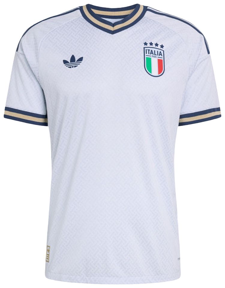 Adidas Italy FIGC Away Authentic Jersey Air Blue