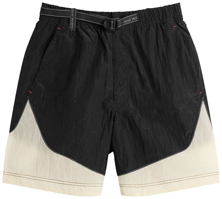 And Wander x ROA Ripstop Wind Short Pants Off White