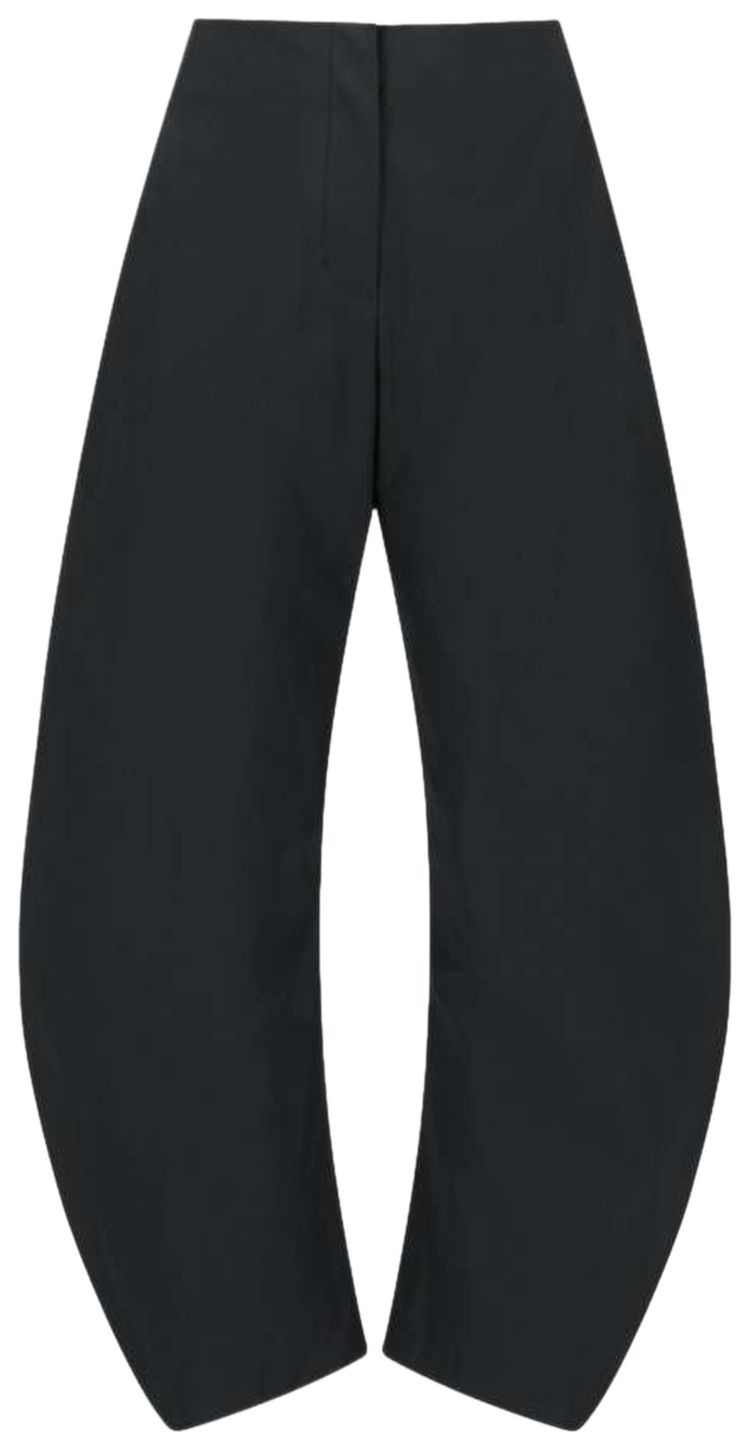 Amomento Curved Silhouette Pants Black