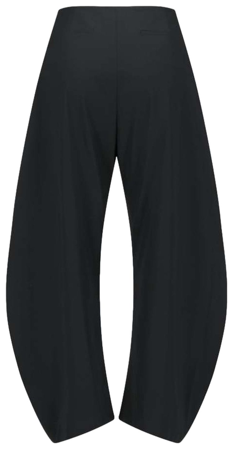 Amomento Curved Silhouette Pants Black