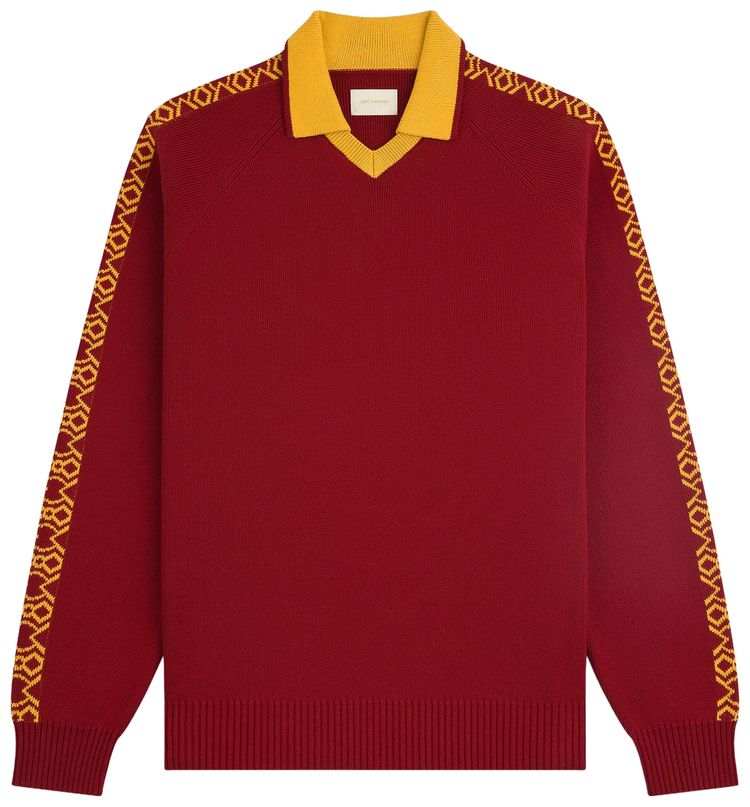 Aime Leon Dore Knit Sport Pullover Savvy Red