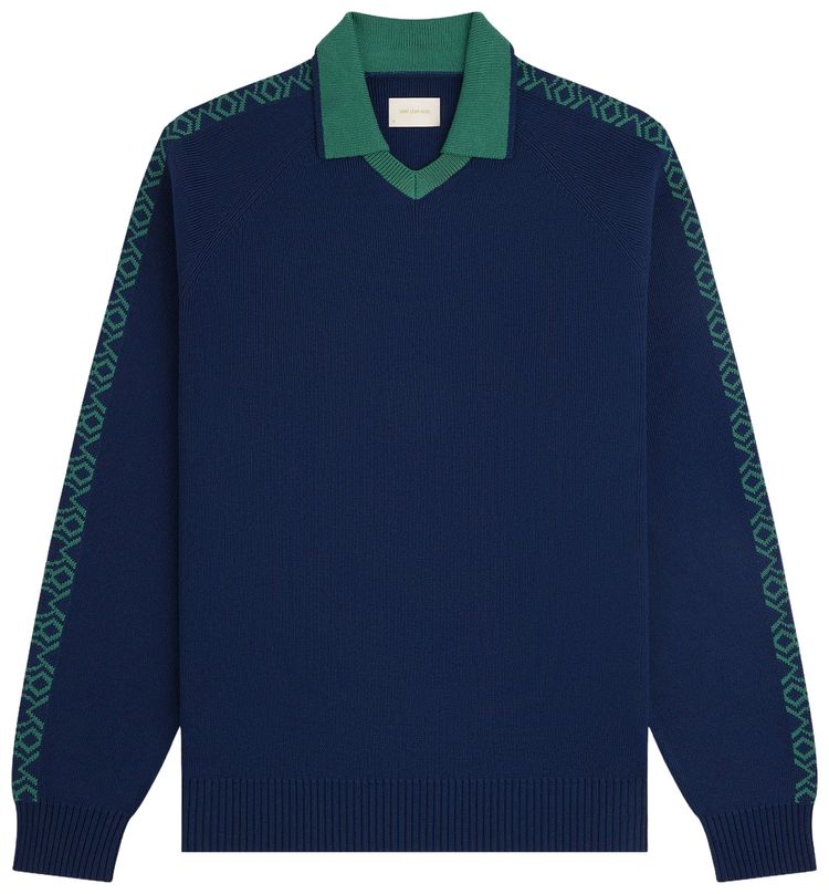 Aime Leon Dore Knit Sport Pullover Naval Academy
