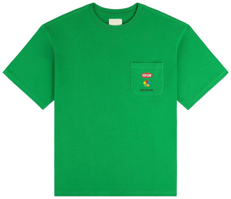 Aime Leon Dore Krylon Pocket Tee Fern Green