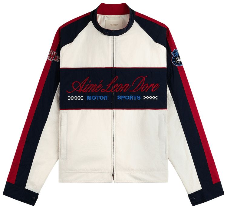Aime Leon Dore Nylon Moto Jacket Pristine