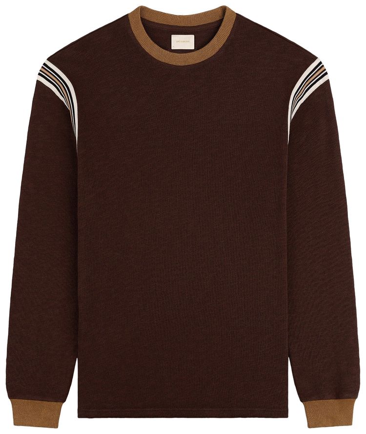 Aime Leon Dore Long Sleeve Slub Tee Coffee Bean