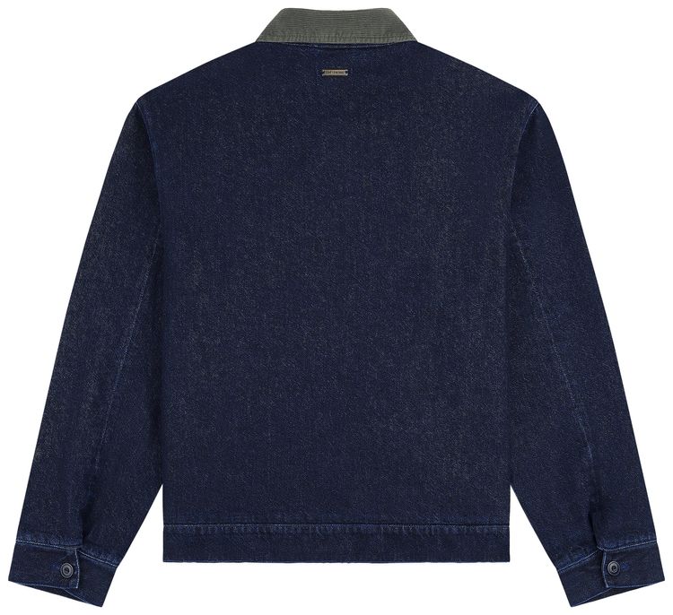 Aime Leon Dore Denim Zip Jacket Dark Wash