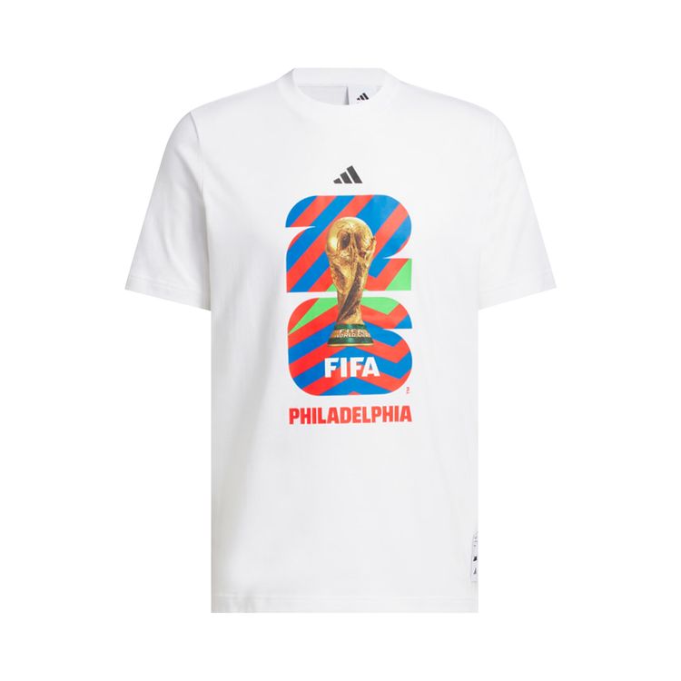 Adidas FIFA World Cup 26 Host City Philadelphia Graphic T Shirt White