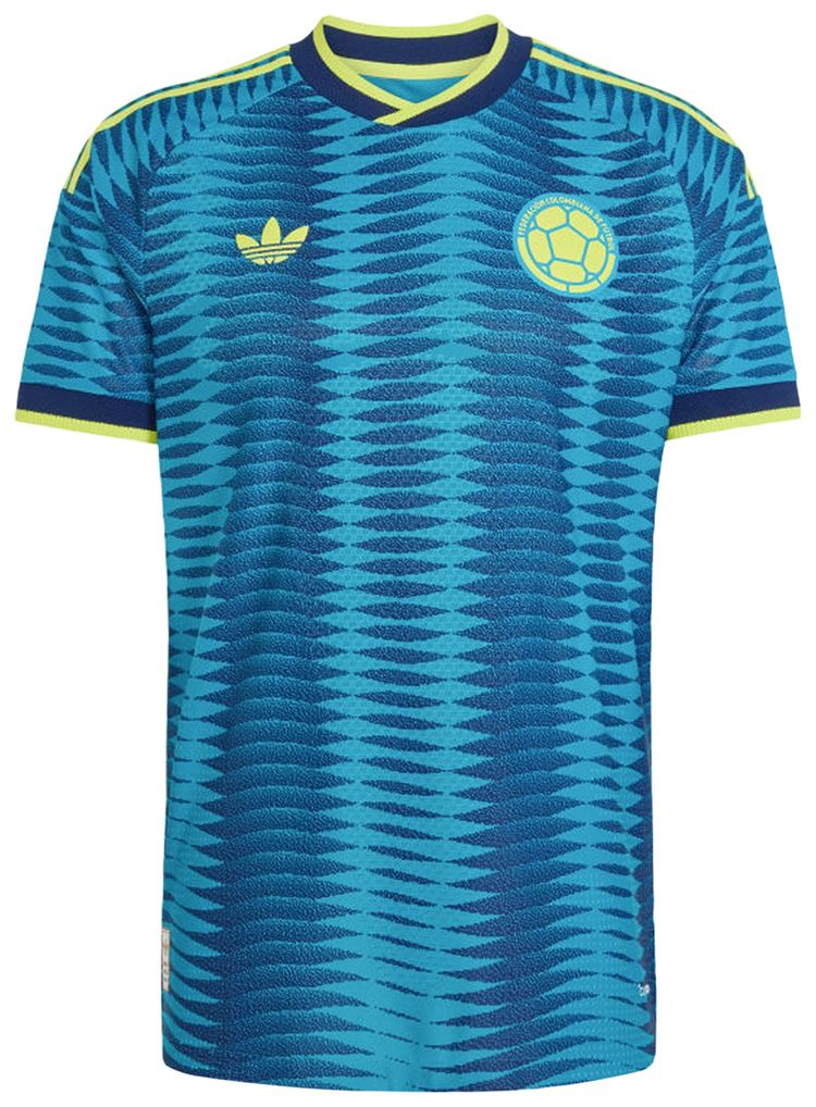 Adidas Colombia 26 Away Authentic Jersey Mystery PetrolTeam Navy Blue