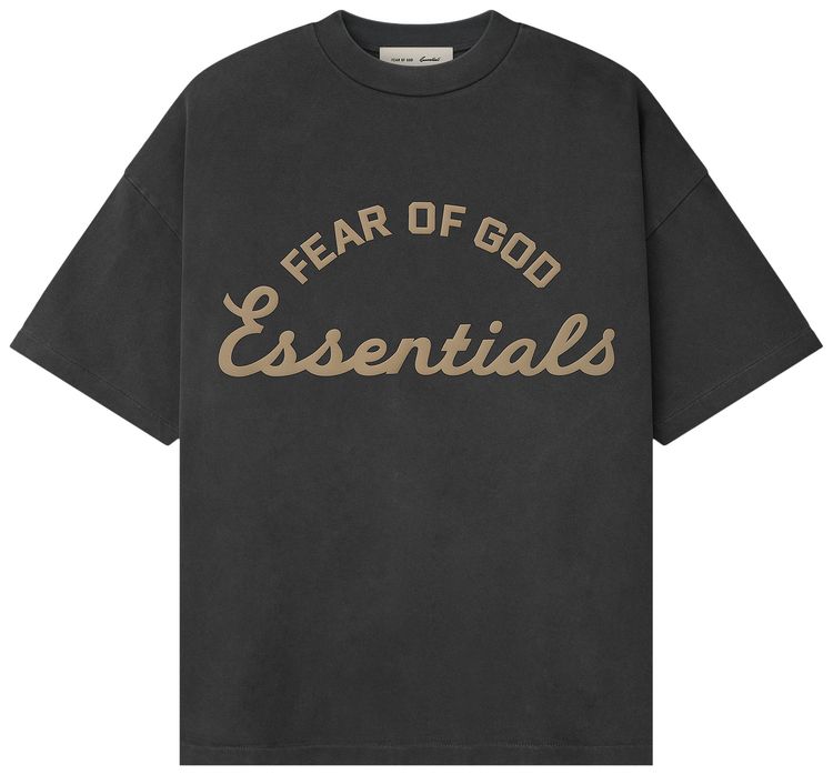 Fear of God Essentials 90s Short Sleeve Tee Faded Iron Grey