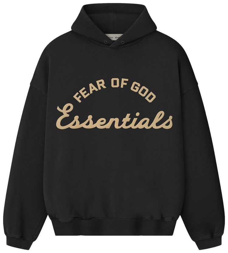 Fear of God Essentials 90s Hoodie Faded Black