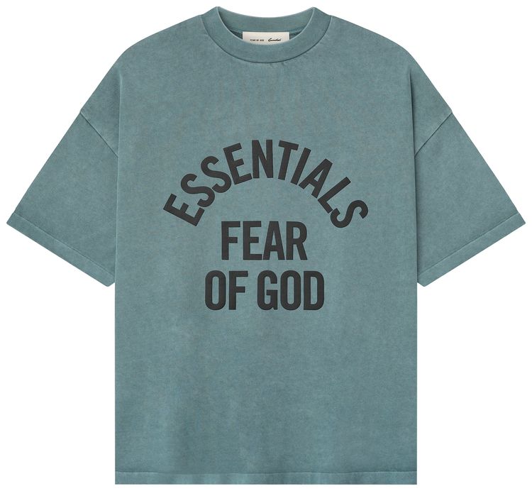 Fear of God Essentials Campus 90s Short Sleeve Tee Faded Coastal