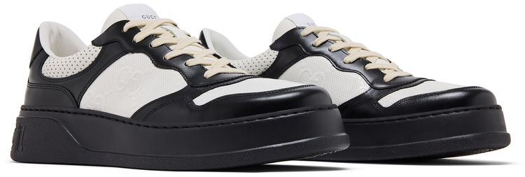 Gucci GG Embossed Sneaker Black White