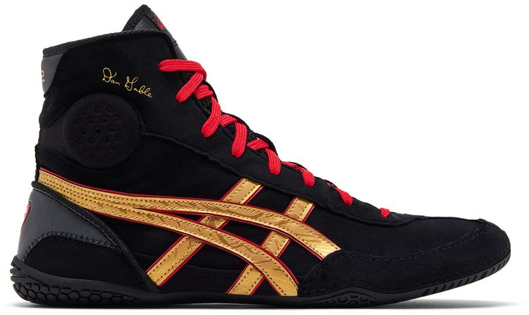 ASICS Dan Gable Evo 3 Black Pure Gold