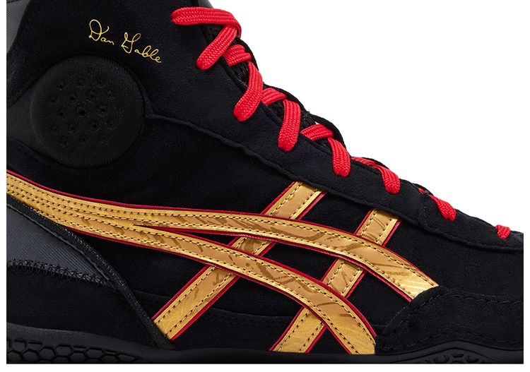 ASICS Dan Gable Evo 3 Black Pure Gold